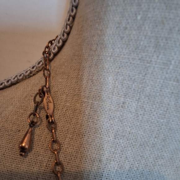 Renoir Vintage  Elegant COPPER  Squiggle  Necklace - Picture 3 of 9